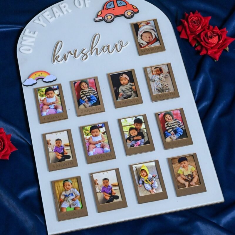 Baby Photo Board-Arch Shape